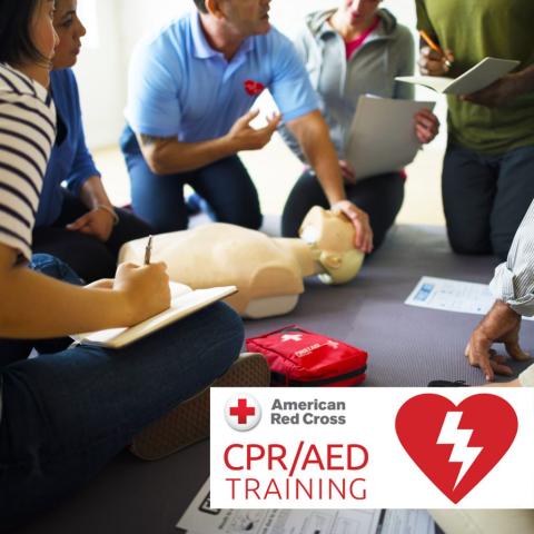 people attending a CPR class