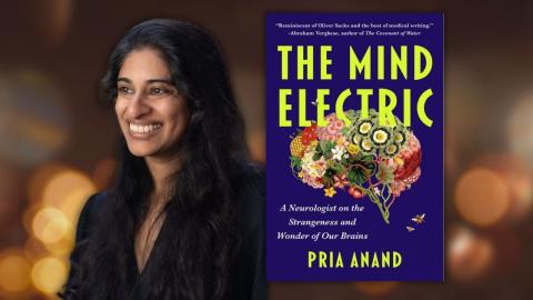 photo of author with her book