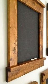 framed chalkboard