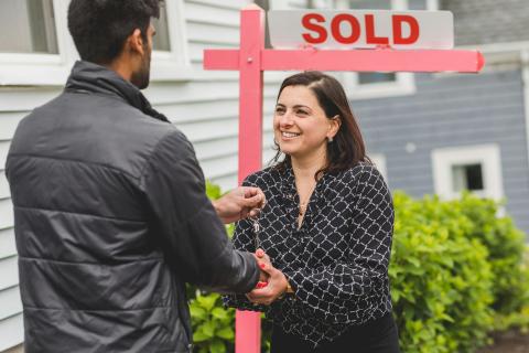 person buying a home