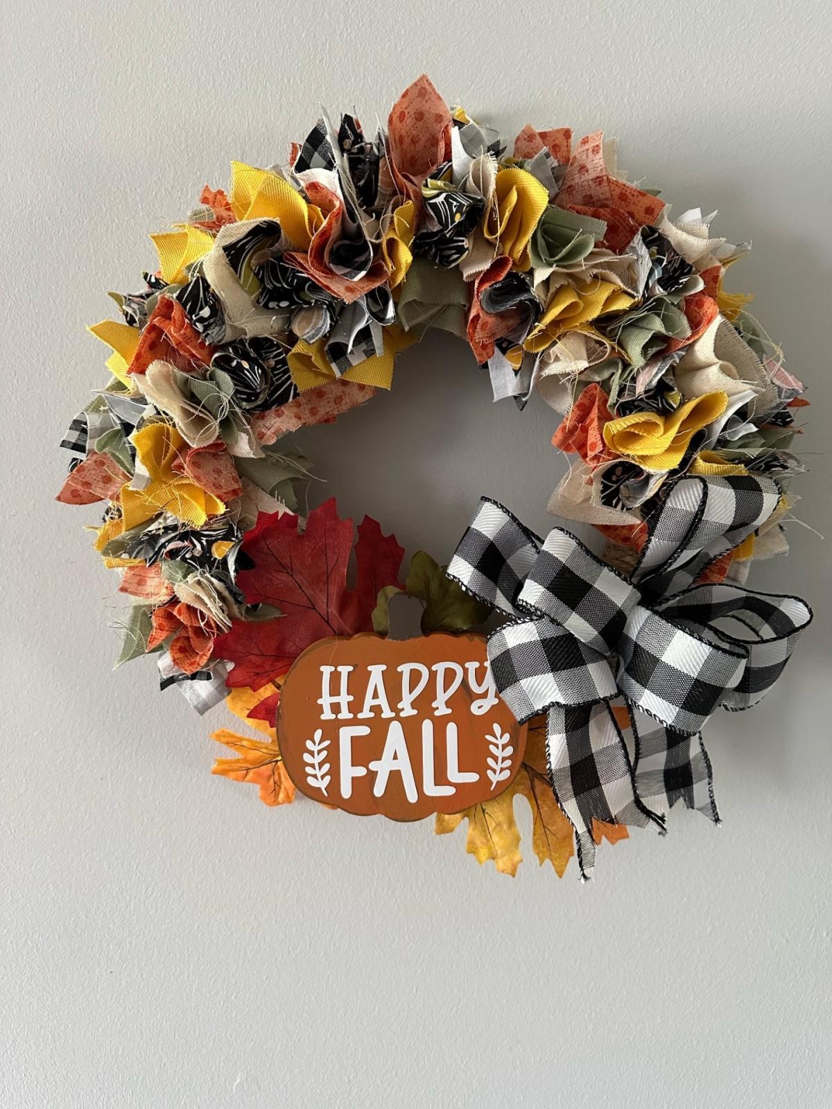 Fall Sunflower Wreath