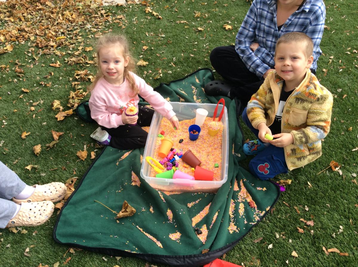 Getting sandy at Messy Meetups