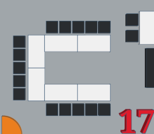 Meeting Rm 1 Default U-shape room setup icon